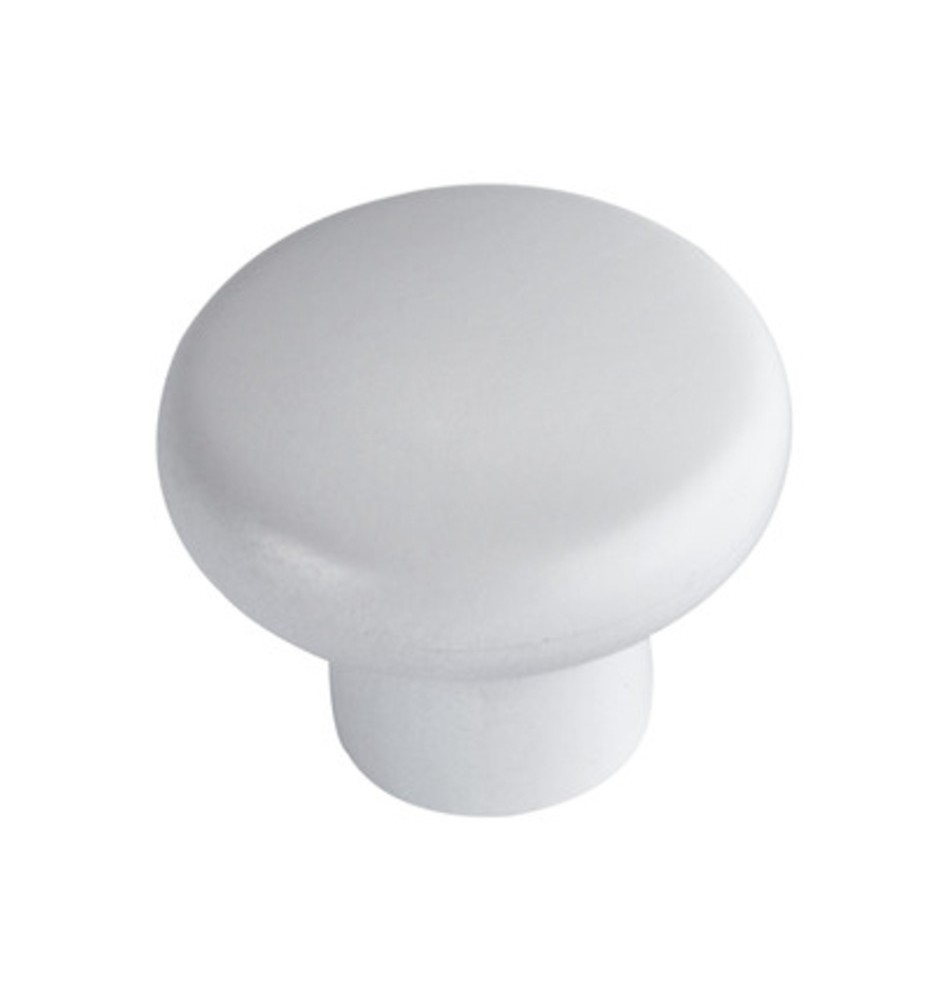 POMOLO IN RESINA 24 PP D 24 MM BIANCO