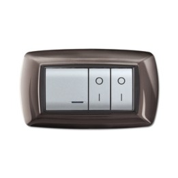 PLACCA LIFE LIVING PLAST ALLUMINIO NOTTE 4P