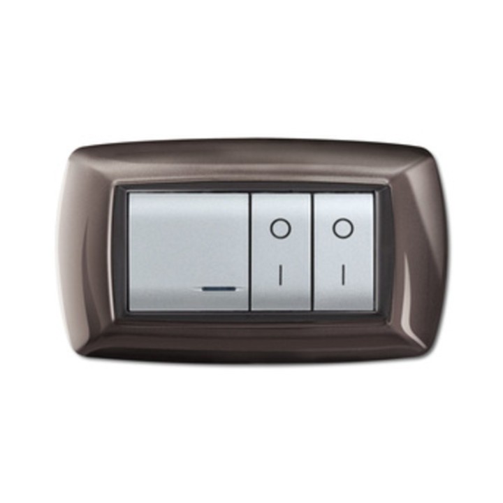 PLACCA LIFE LIVING PLAST ALLUMINIO NOTTE 4P