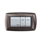 PLACCA LIFE LIVING PLAST ALLUMINIO NOTTE 4P