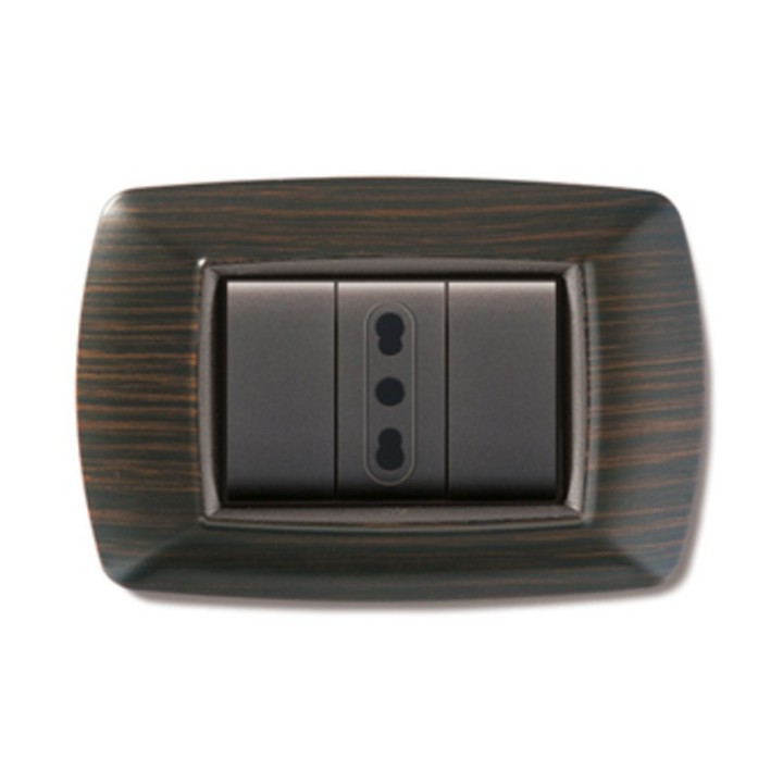 PLACCA LIFE LIVING PLAST WENGE 4P
