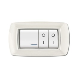 PLACCA LIFE LIVING PLAST BIANCO 4P CORNICE BIANCO