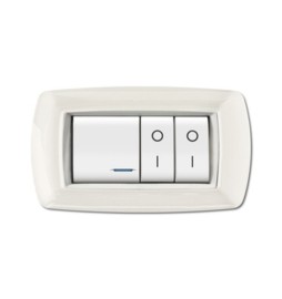 PLACCA LIFE LIVING PLAST BIANCO 4P CORNICE BIANCO