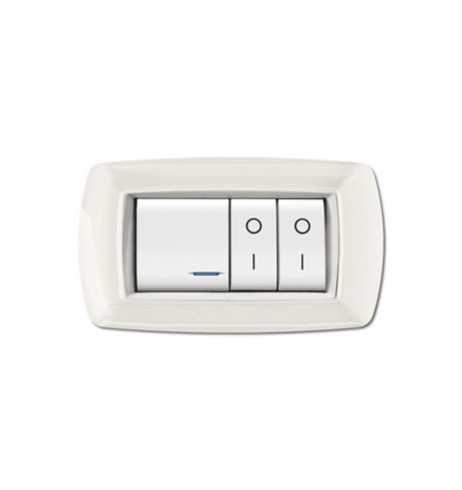PLACCA LIFE LIVING PLAST BIANCO 4P CORNICE BIANCO