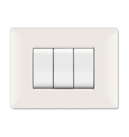 PLACCA LIFE Q LIVING PLAST BIANCO 4P