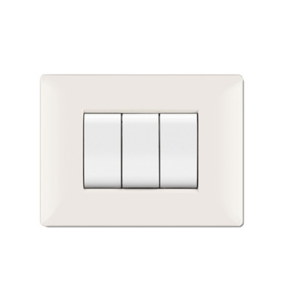 PLACCA LIFE Q LIVING PLAST BIANCO 4P