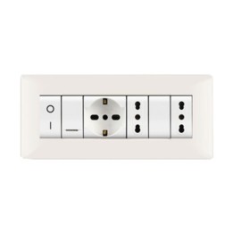 PLACCA LIFE Q LIVING PLAST BIANCO 7P