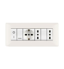 PLACCA LIFE Q LIVING PLAST BIANCO 7P