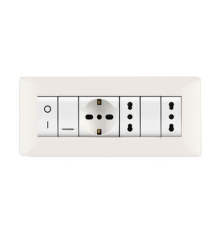 PLACCA LIFE Q LIVING PLAST BIANCO 7P