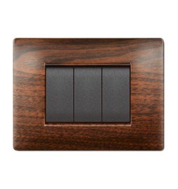 PLACCA LIFE Q LIVING PLAST LEGNO SCURO 4P