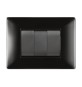 PLACCA LIFE Q LIVING PLAST NERO 4P