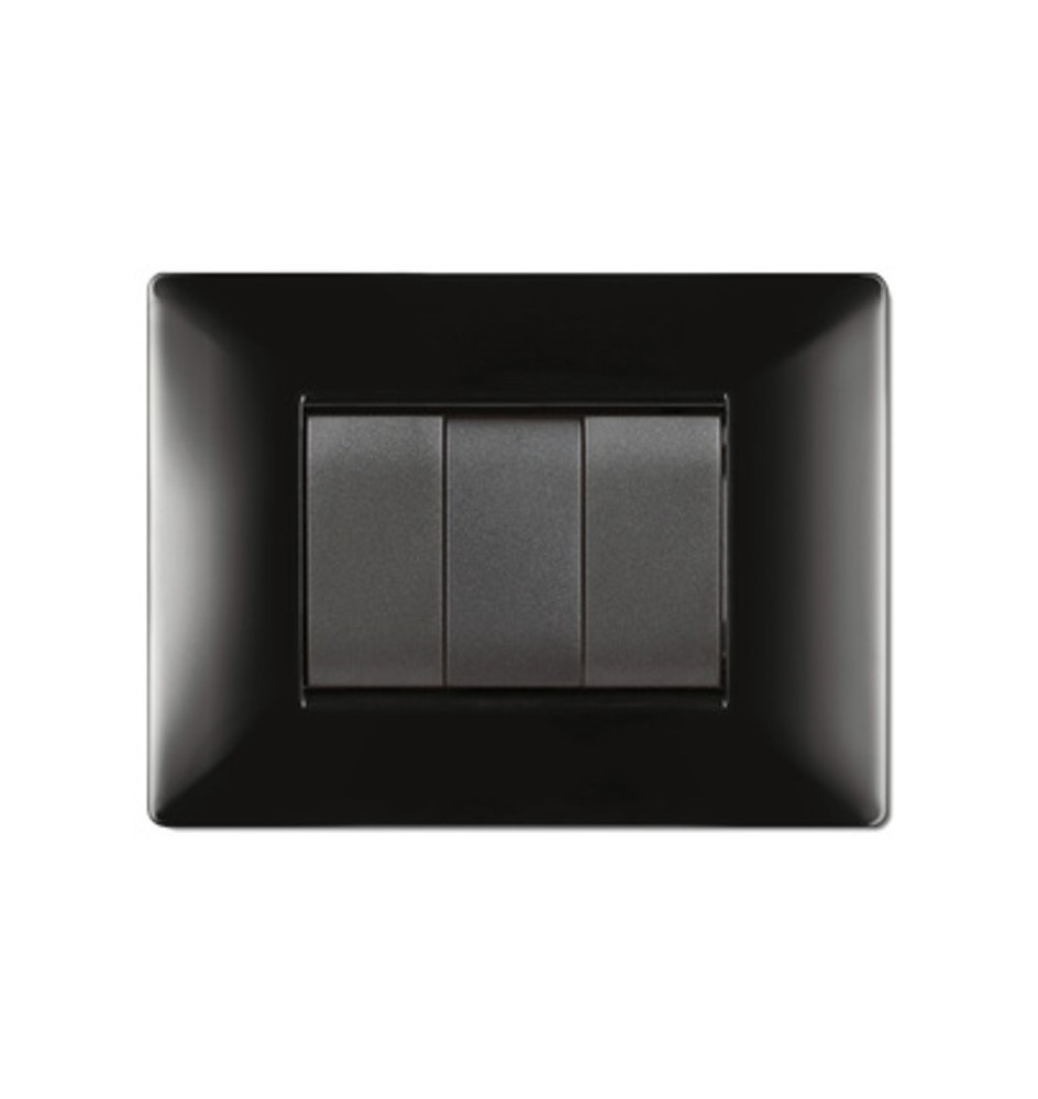 PLACCA LIFE Q LIVING PLAST NERO 7P