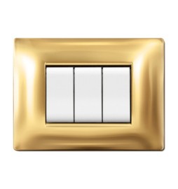 PLACCA LIFE Q LIVING PLAST ORO 3P