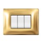 PLACCA LIFE Q LIVING PLAST ORO 3P