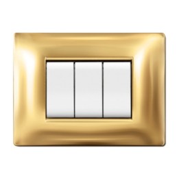PLACCA LIFE Q LIVING PLAST ORO 4P