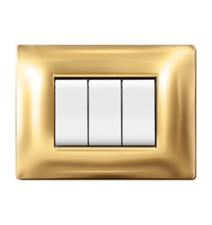 PLACCA LIFE Q LIVING PLAST ORO 4P