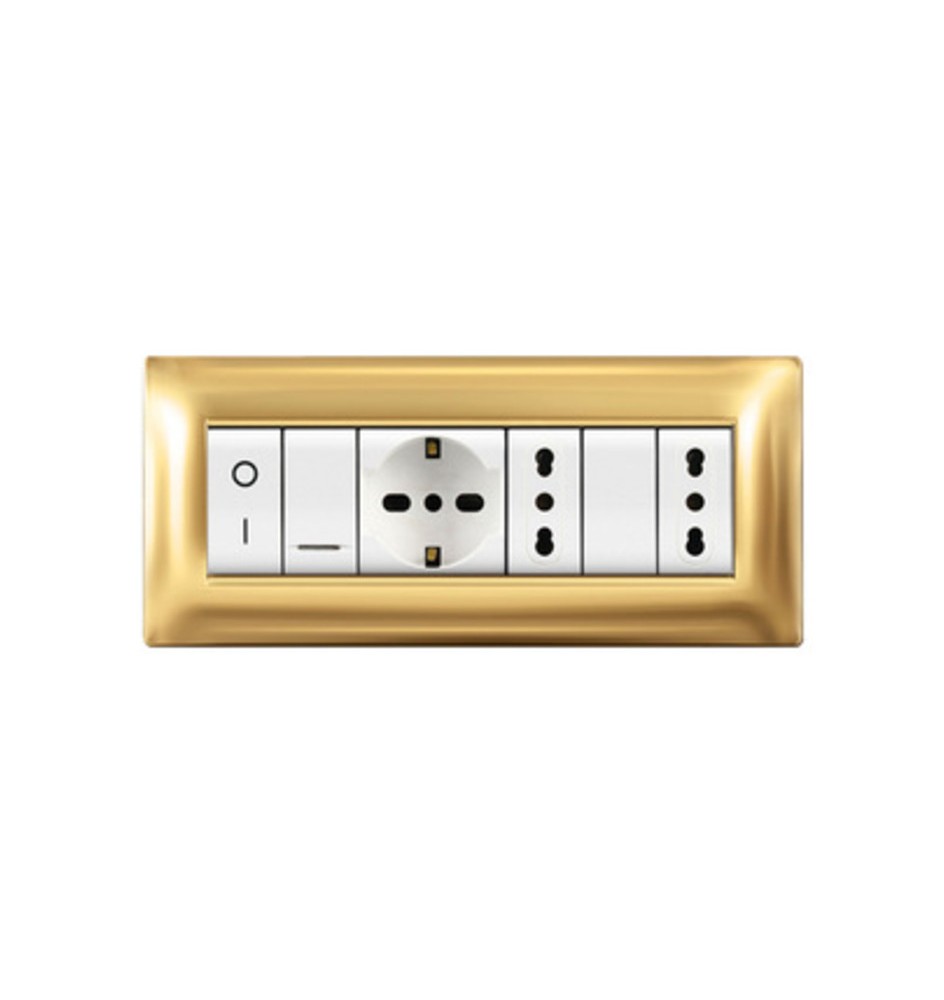 PLACCA LIFE Q LIVING PLAST ORO 7P