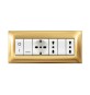 PLACCA LIFE Q LIVING PLAST ORO 7P