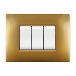 PLACCA LIFE Q LIVING PLAST SABBIA ORO 4P
