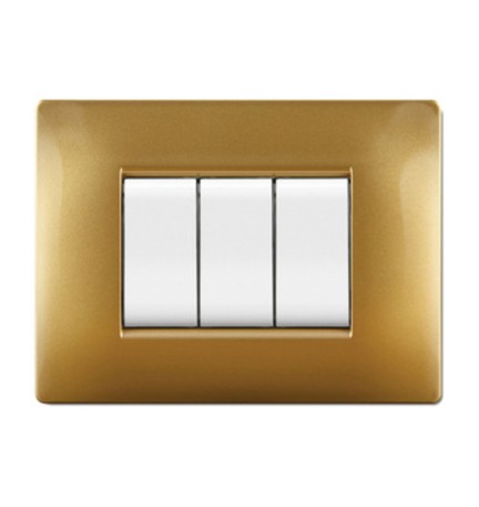 PLACCA LIFE Q LIVING PLAST SABBIA ORO 7P
