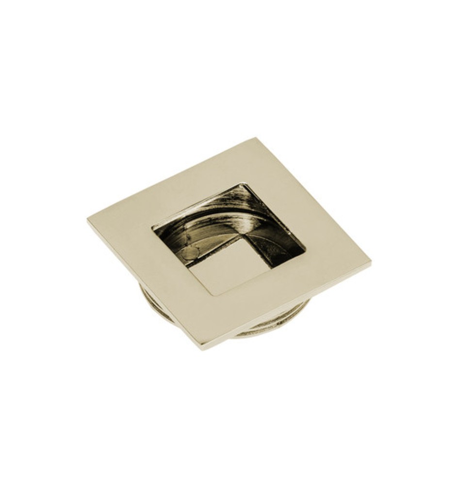 MANIGLIA DA INCASSO D 35X40 MM NICHEL