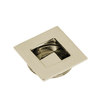 MANIGLIA DA INCASSO D 35X40 MM NICHEL