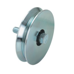 PL RUOTA P/CANC C/BULLONE A 1 CUSC 100 MM