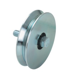 PL RUOTA P/CANC C/BULLONE A 1 CUSC 100 MM