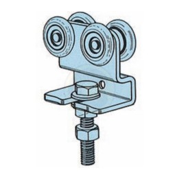 BS OMGE 1223 CARRELLO A 4 RUOTE 2 PZ