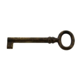 BL CHIAVE P/MOBILI 33718 24X69 MM OTTONE ANTICAT