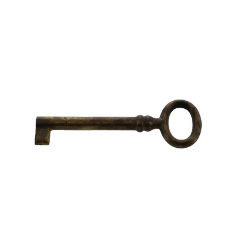 BL CHIAVE P/MOBILI 33718 24X69 MM OTTONE ANTICAT