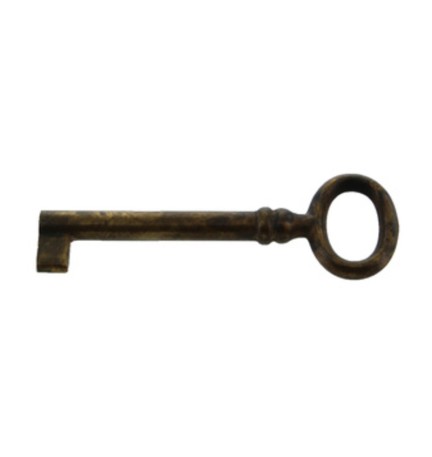 BL CHIAVE P/MOBILI 33718 24X69 MM OTTONE ANTICAT