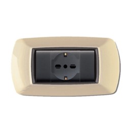 PLACCA LIFE LIVING PLAST AVORIO 4P