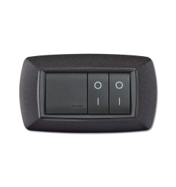 PLACCA LIFE LIVING PLAST GRIGIO NOTTE VULCAN 4P
