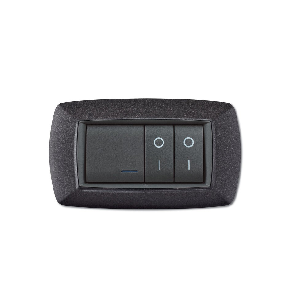 PLACCA LIFE LIVING PLAST GRIGIO NOTTE VULCAN 4P