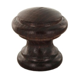 POMOLO IN LEGNO NOCE 114B D 30 MM