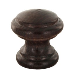 POMOLO IN LEGNO NOCE 114A D 38 MM