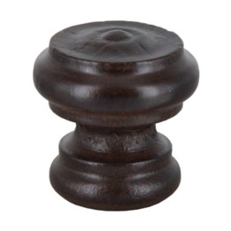 POMOLO IN LEGNO NOCE 102A D 38 MM