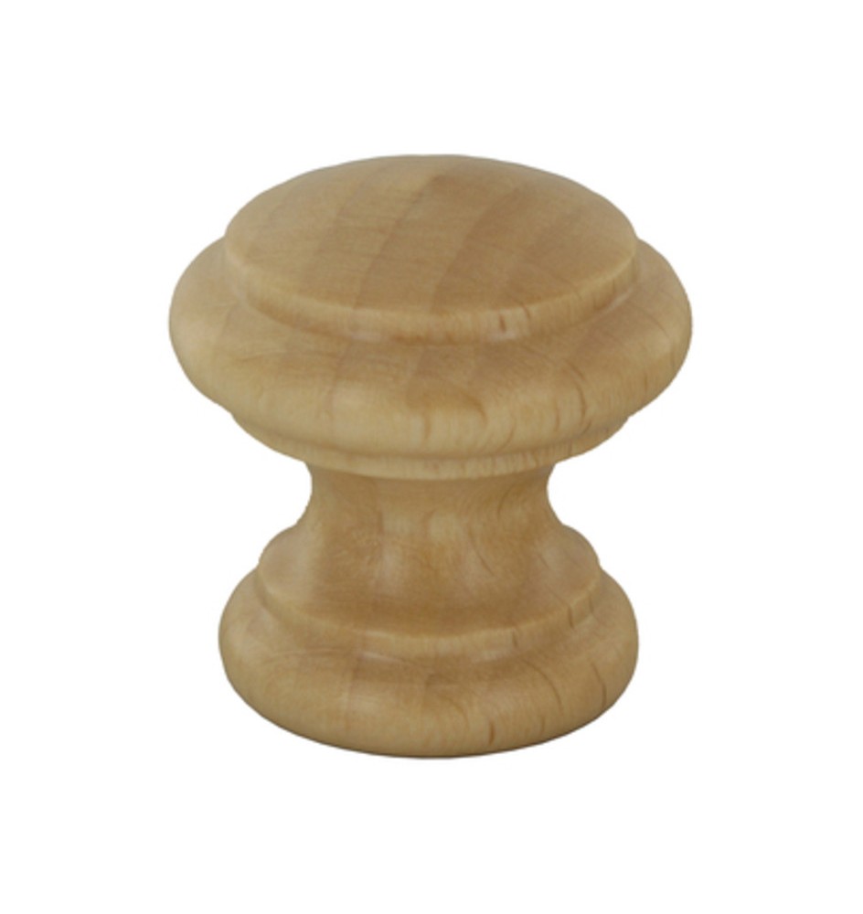 POMOLO IN LEGNO NATURALE 114B D 30 MM
