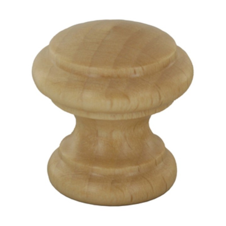 POMOLO IN LEGNO NATURALE 114B D 30 MM