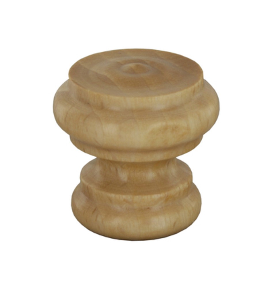 POMOLO IN LEGNO NATURALE 102A D 38 MM