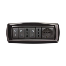 PLACCA LIFE LIVING PLAST NERO 7P