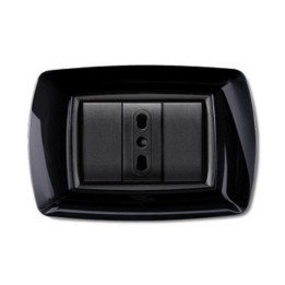PLACCA LIFE LIVING PLAST NERO 3P