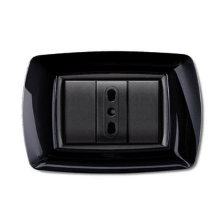 PLACCA LIFE LIVING PLAST NERO 3P