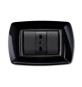 PLACCA LIFE LIVING PLAST NERO 3P