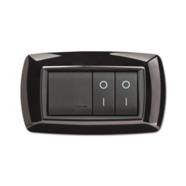 PLACCA LIFE LIVING PLAST NERO 4P
