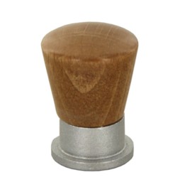 POMOLO CONICO LEGNO OTT 745A D 19 MM NOCE CH*