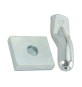 BS PIASTRA C/PERNO P/CARDINE D 20 MM ACC ZIN