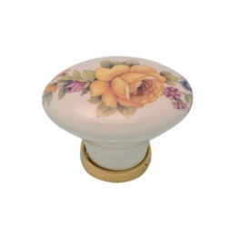 POMOLO PORCELLANA OVALE C/BASE F/18 24X34X25 MM