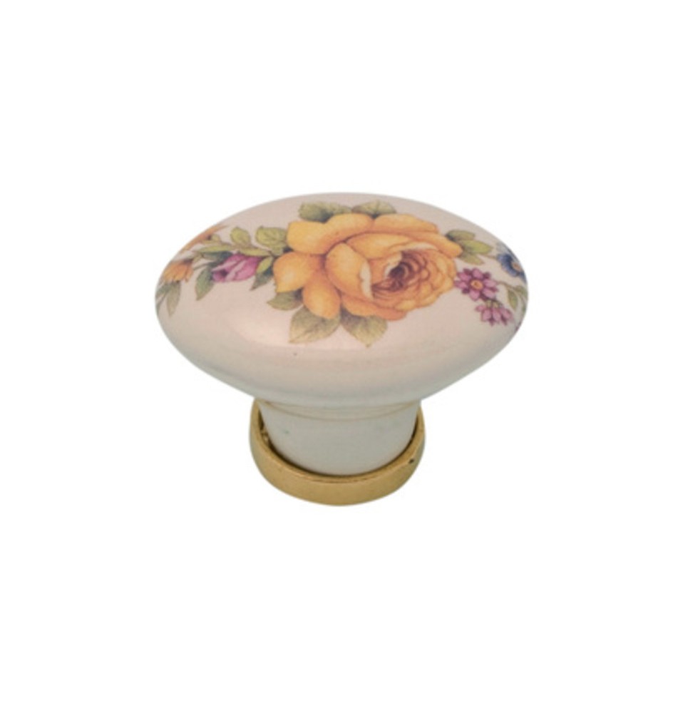 POMOLO PORCELLANA OVALE C/BASE F/18 24X34X25 MM